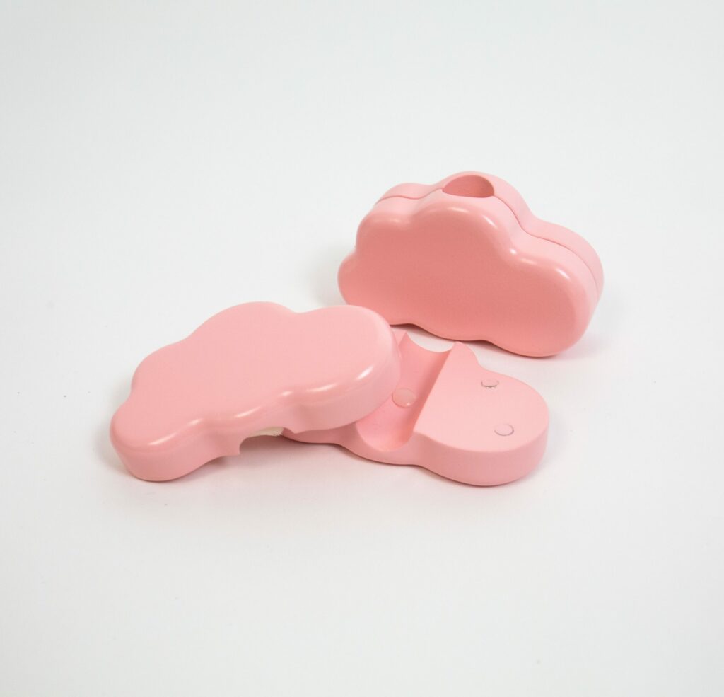 Magnetická dekorace pro dětské postýlky SMART BED – růžový obláček