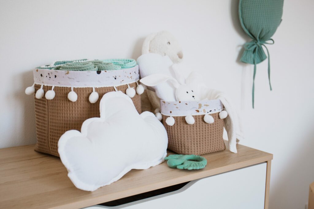 Set 4 vafle košíků s kuličkami (XS, S, M, L)