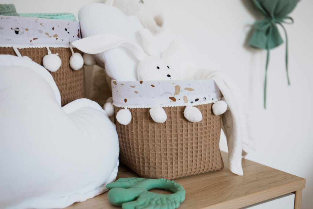 Set 2 vafle košíků s kuličkami (XS, S)