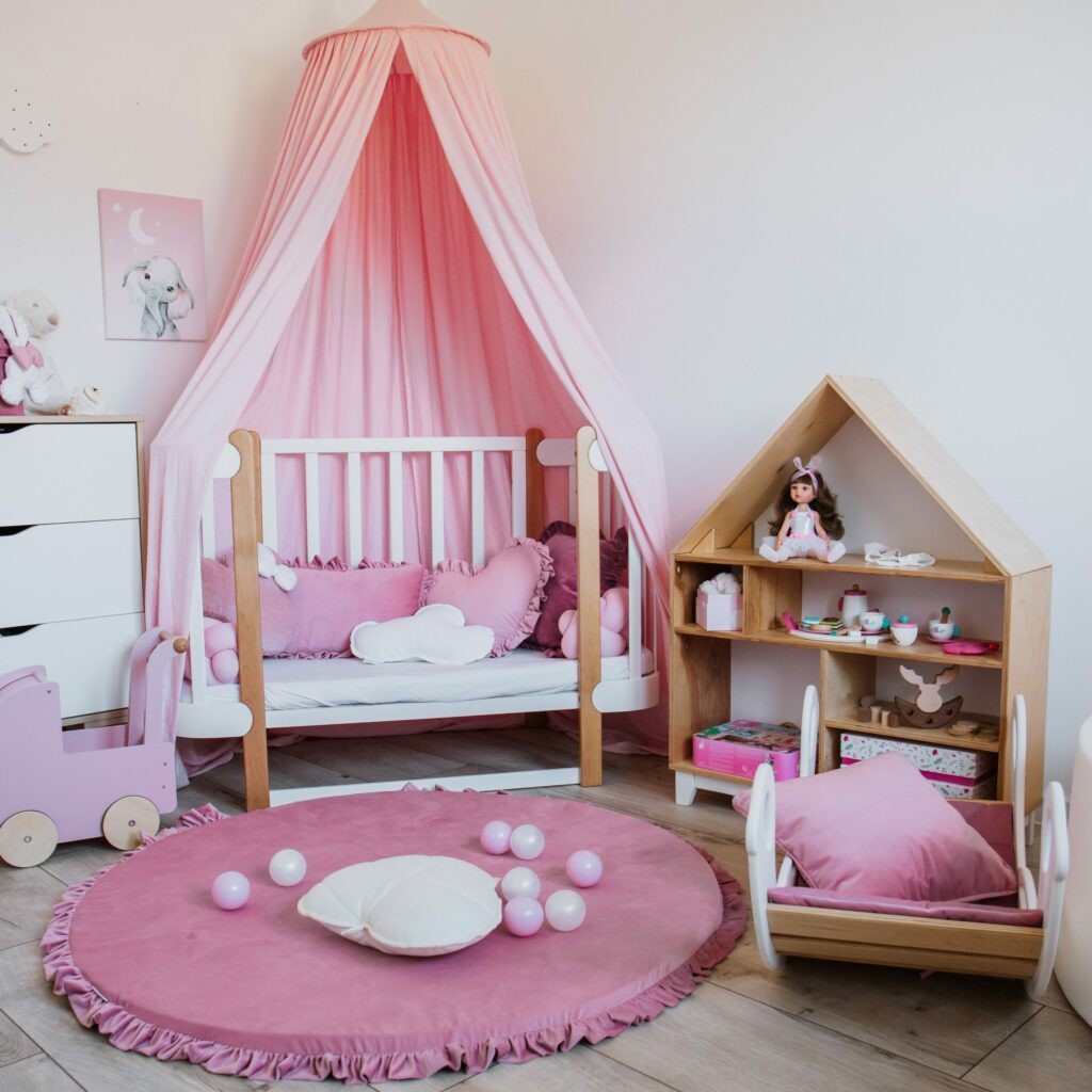 Hrací podložka velvet s volánem Ø130 cm