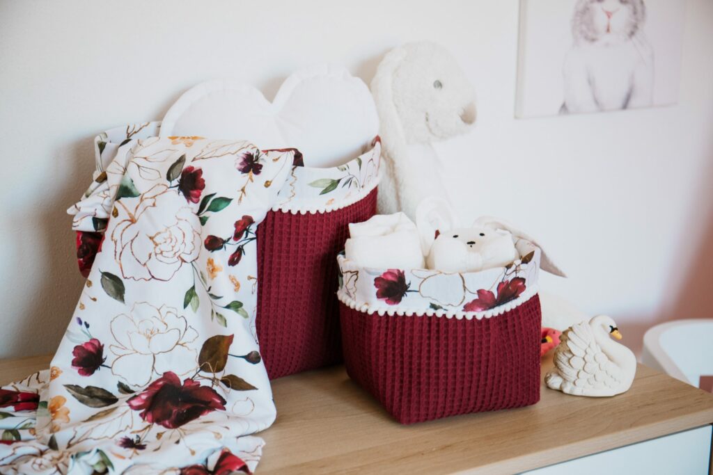 Set 2 vafle košíků s minikuličkami (XS, S)