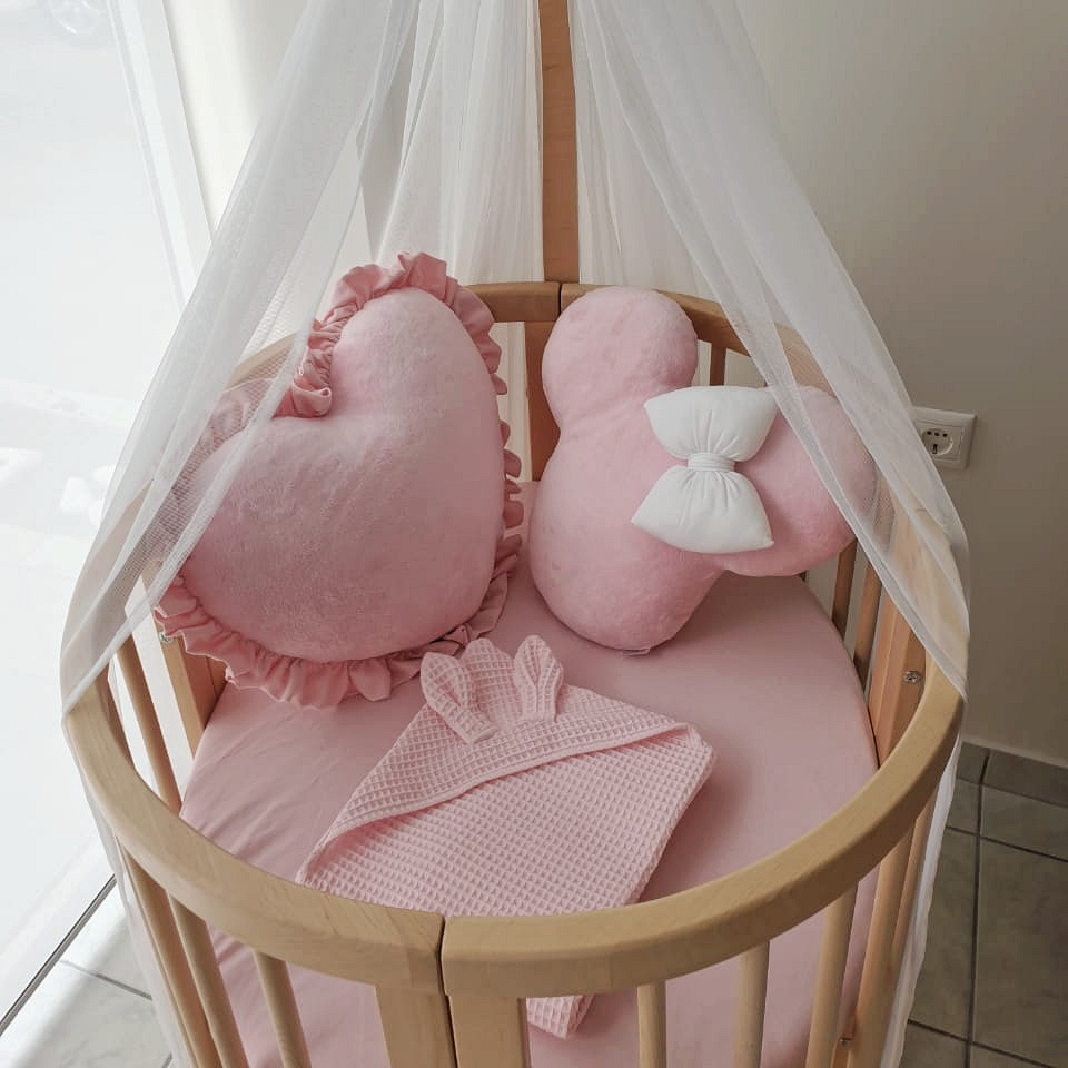 Polštář Monie s bavlněnou mašlí