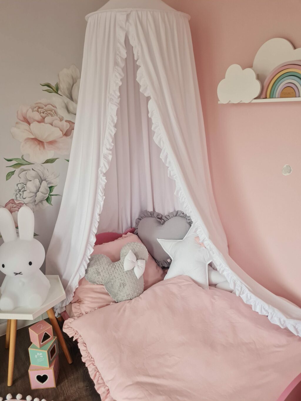 Polštář Hvězda bavlněná s mašličkou