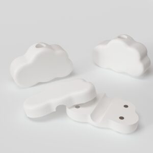 Magnetická dekorace pro dětské postýlky SMART BED – bílý obláček