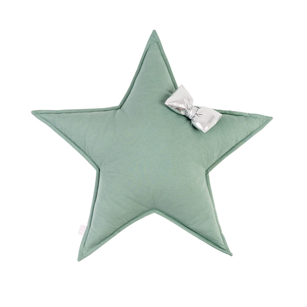 Polštář Hvězda bavlněná s mašličkou