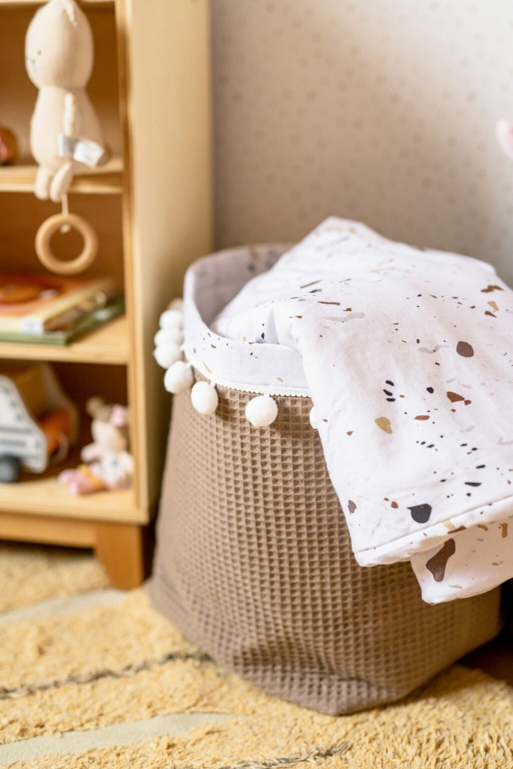 Set 2 vafle košíků s kuličkami (M, L) Set 2 vafle košíků s kuličkami (M, L)