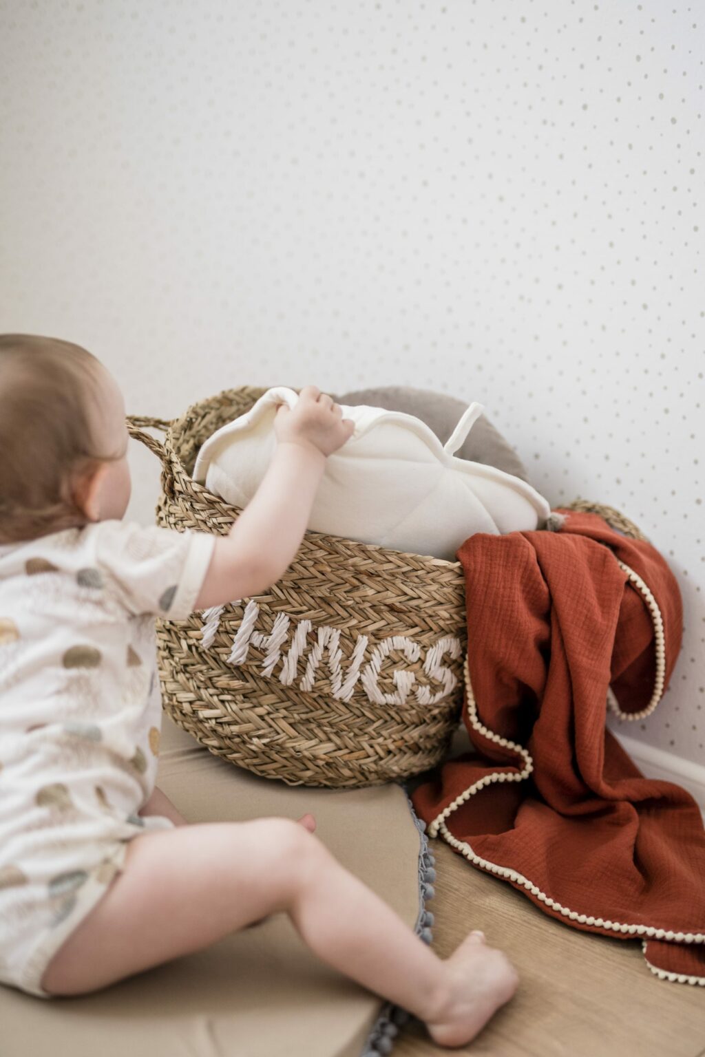 Mušelínová deka s kuličkami