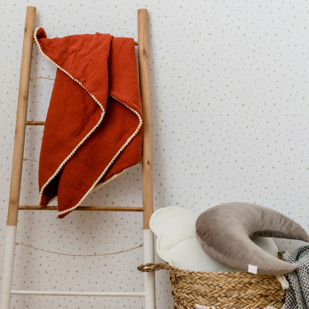 Mušelínová deka s kuličkami