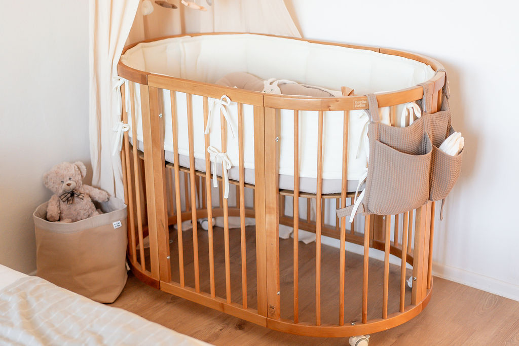 Dětská rostoucí postýlka SMART BED - přírodní dřevo