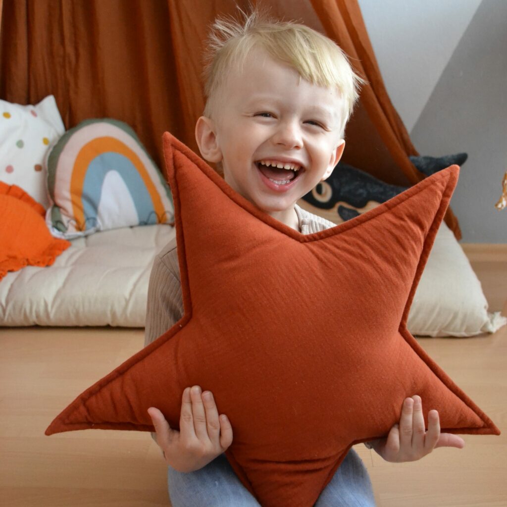 Polštář Hvězda mušelín