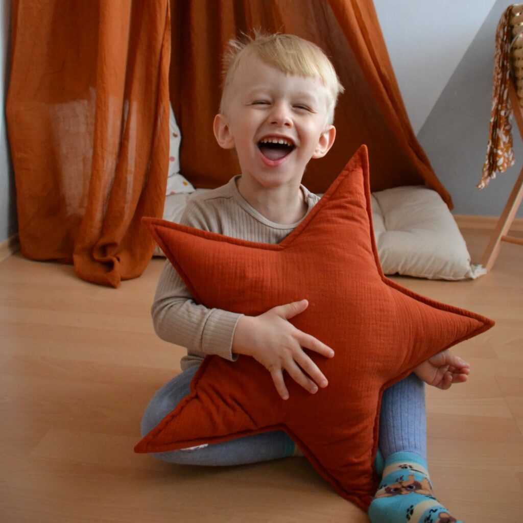 Polštář Hvězda mušelín