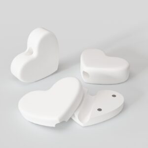 Magnetická dekorace pro dětské postýlky SMART BED – bílé srdíčko