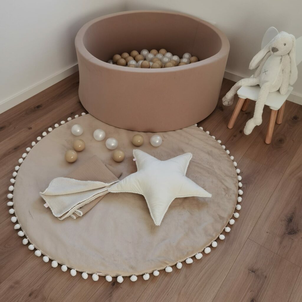 Polštář Hvězda bavlněná s kuličkami