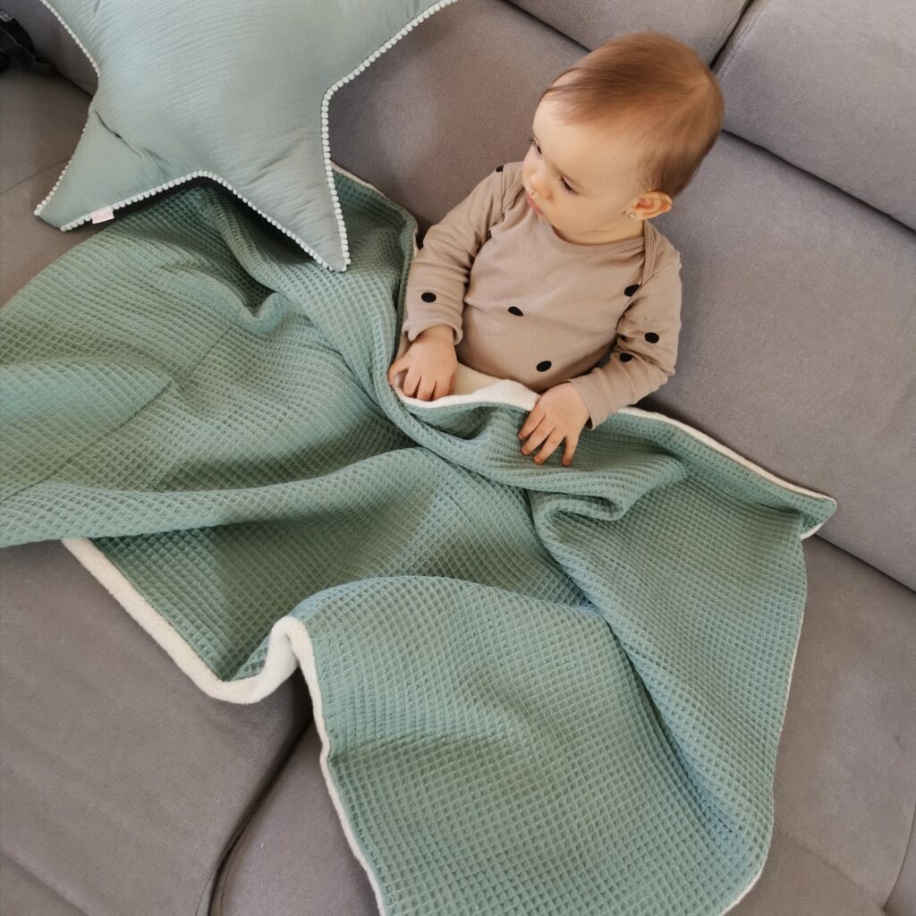 Polštář Hvězda mušelín s kuličkami