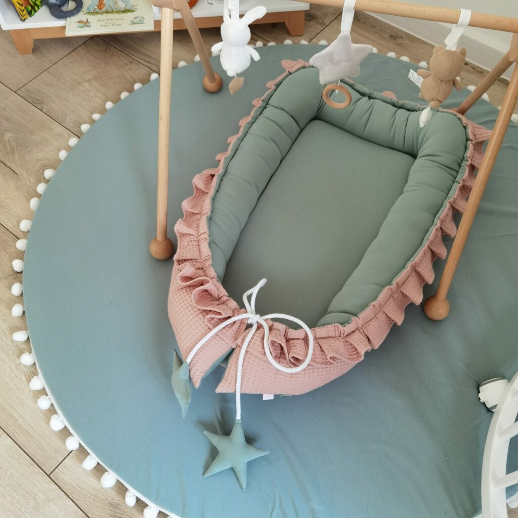 Vafle hnízdečko s volánem Vafle hnízdečko s volánem