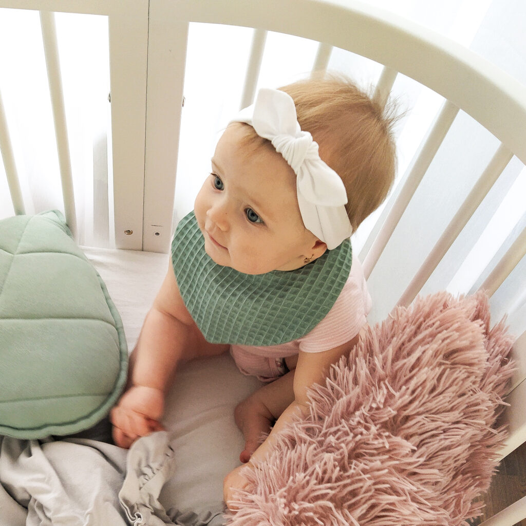 Dětská bavlněná čelenka Bow