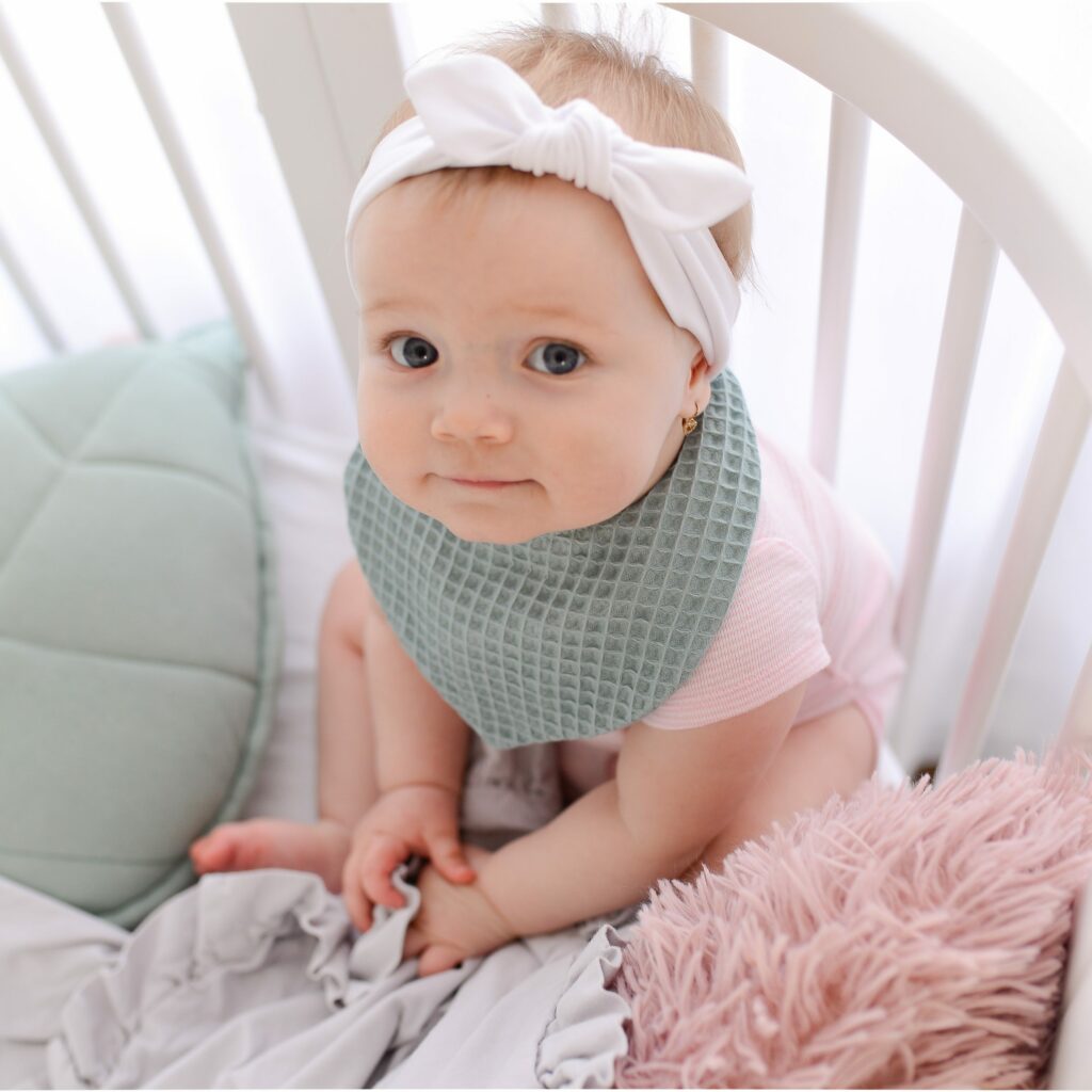 Dětská bavlněná čelenka Bow