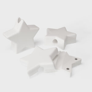 Magnetická dekorace pro dětské postýlky SMART BED – bílá hvězdička