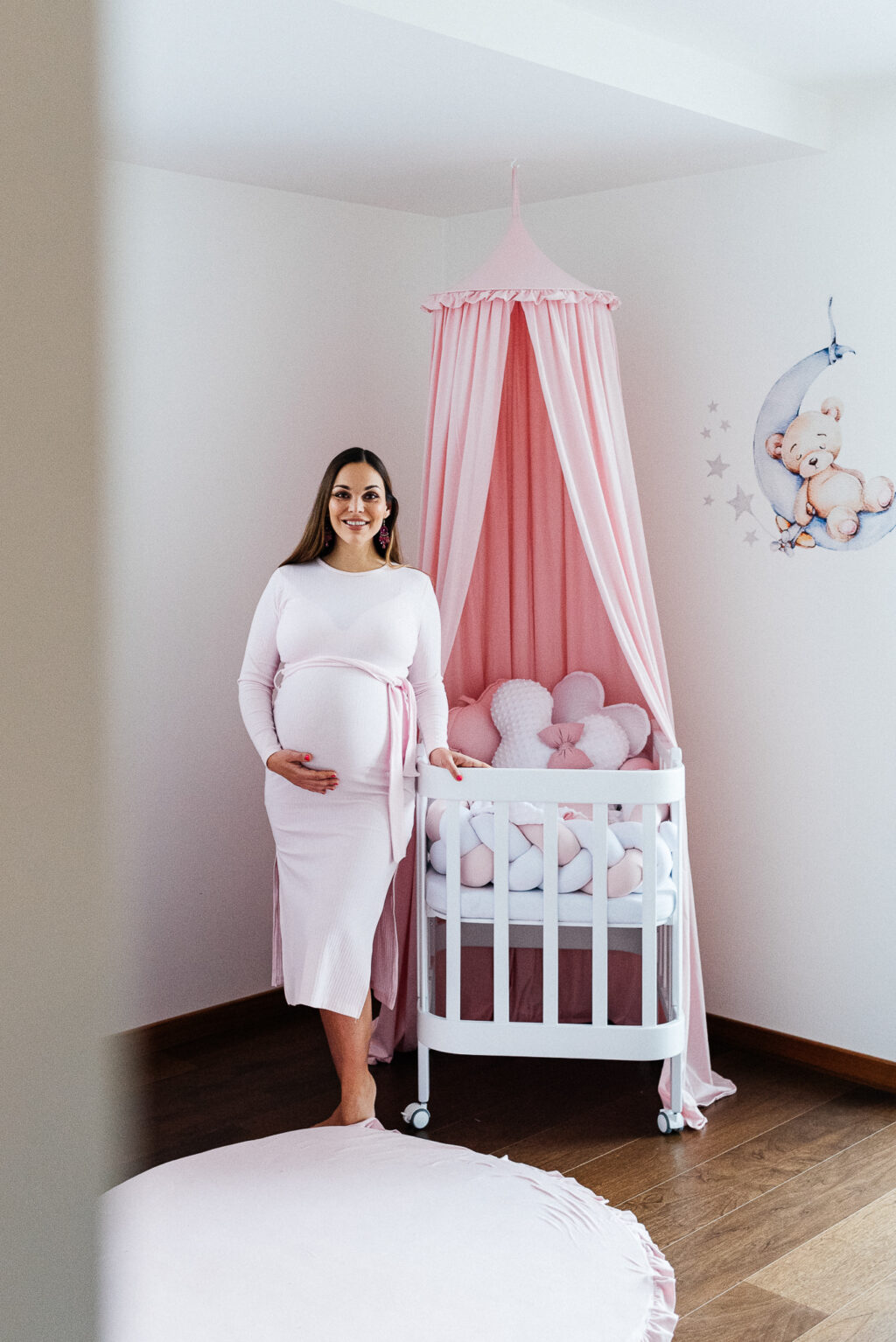 Dětská antirefluxní rostoucí postýlka Nika Duo – bílá