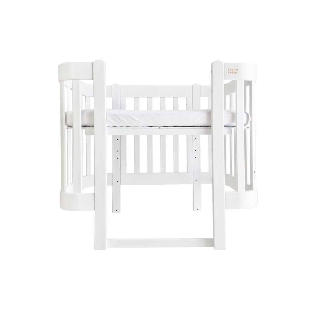 Dětská antirefluxní rostoucí postýlka Nika Duo – bílá