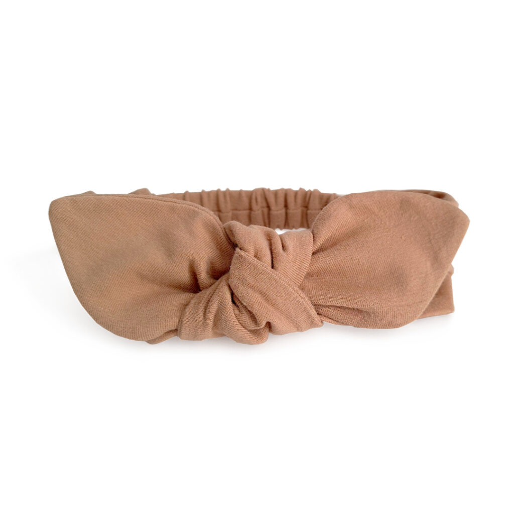 Dětská bavlněná čelenka Bow