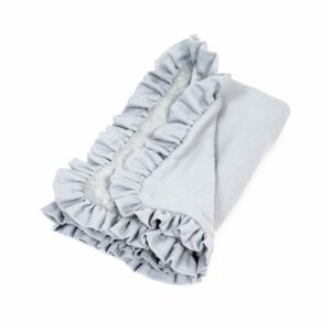 Zateplená mušelínová deka s volánem