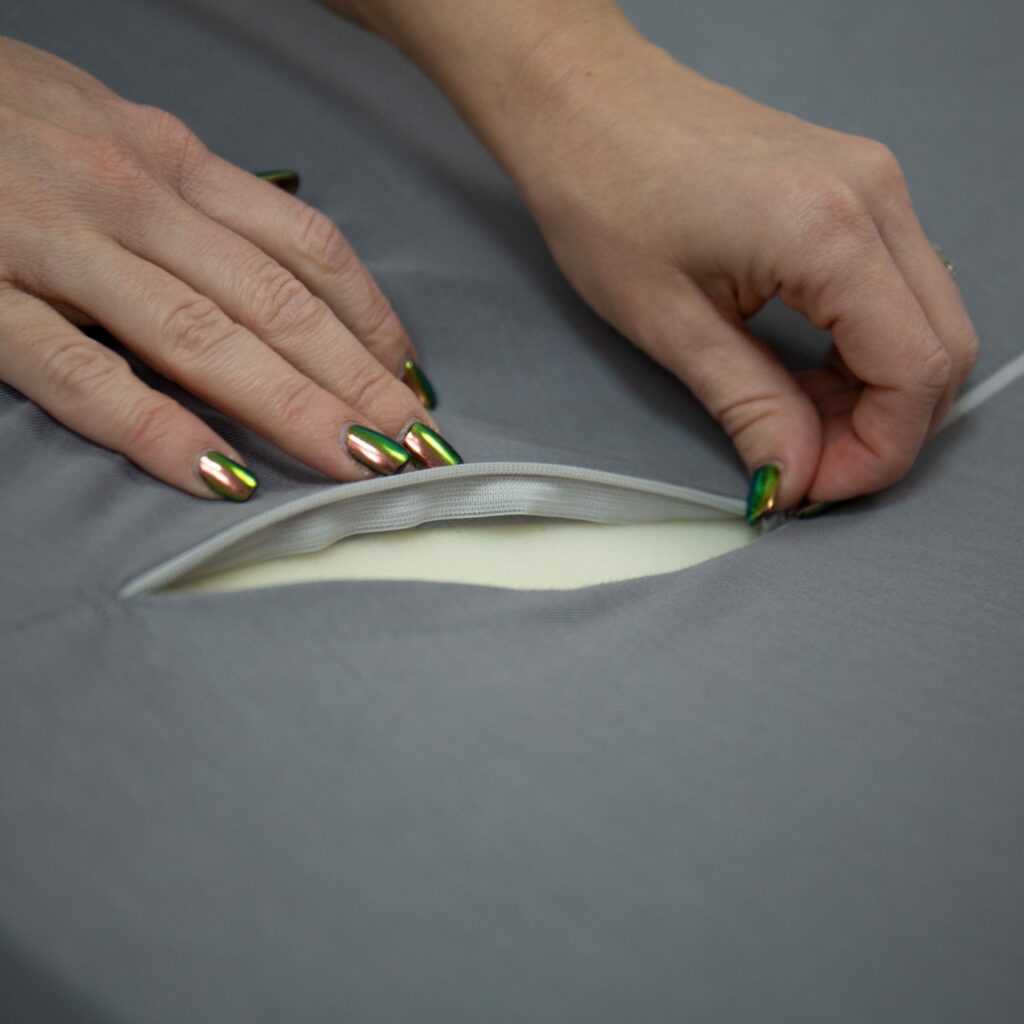 Dětské hnízdečko kulaté s volánem Dětské hnízdečko kulaté s volánem