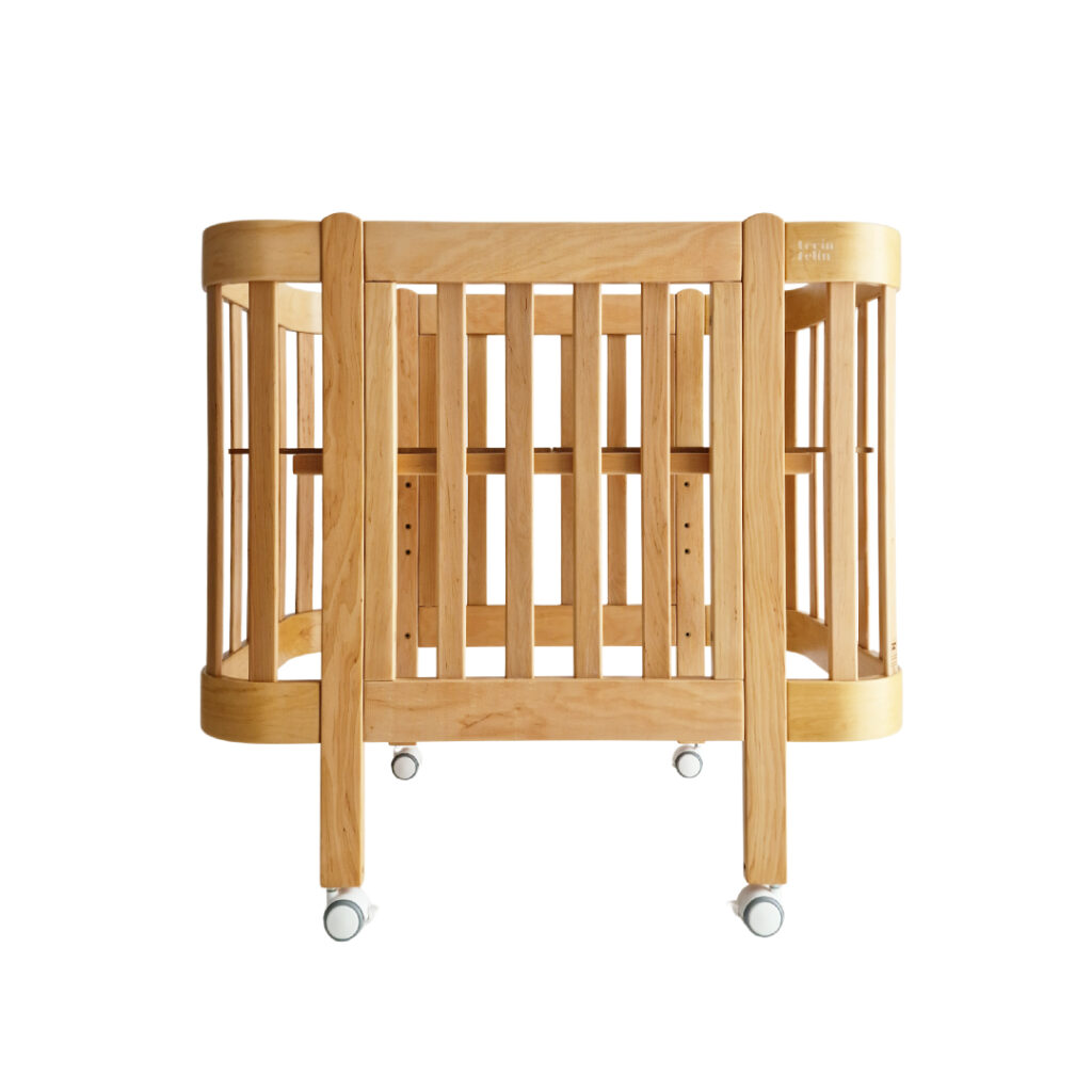 Dětská antirefluxní rostoucí postýlka Nika Duo - přírodní dřevo