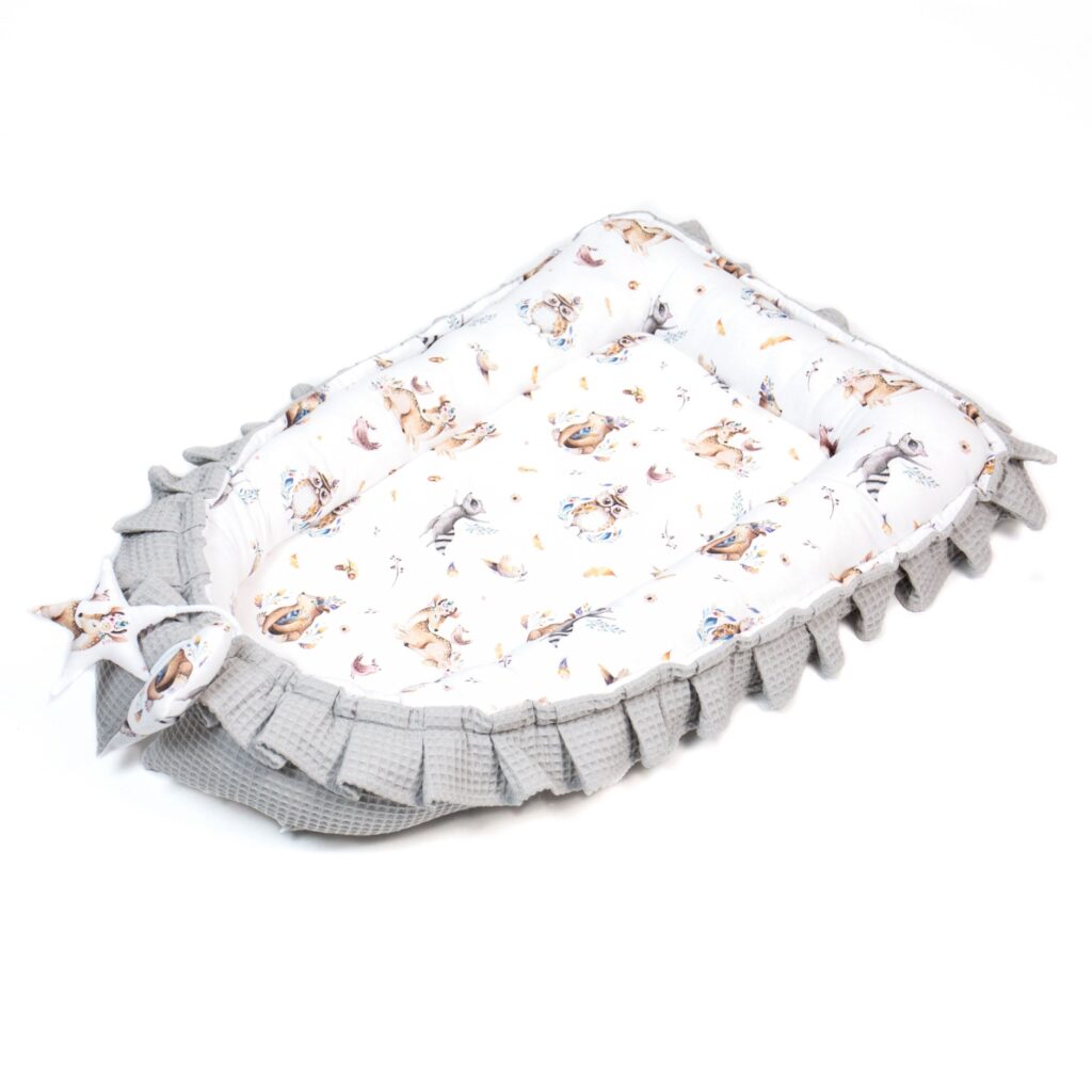 Vafle hnízdečko s volánem Vafle hnízdečko s volánem