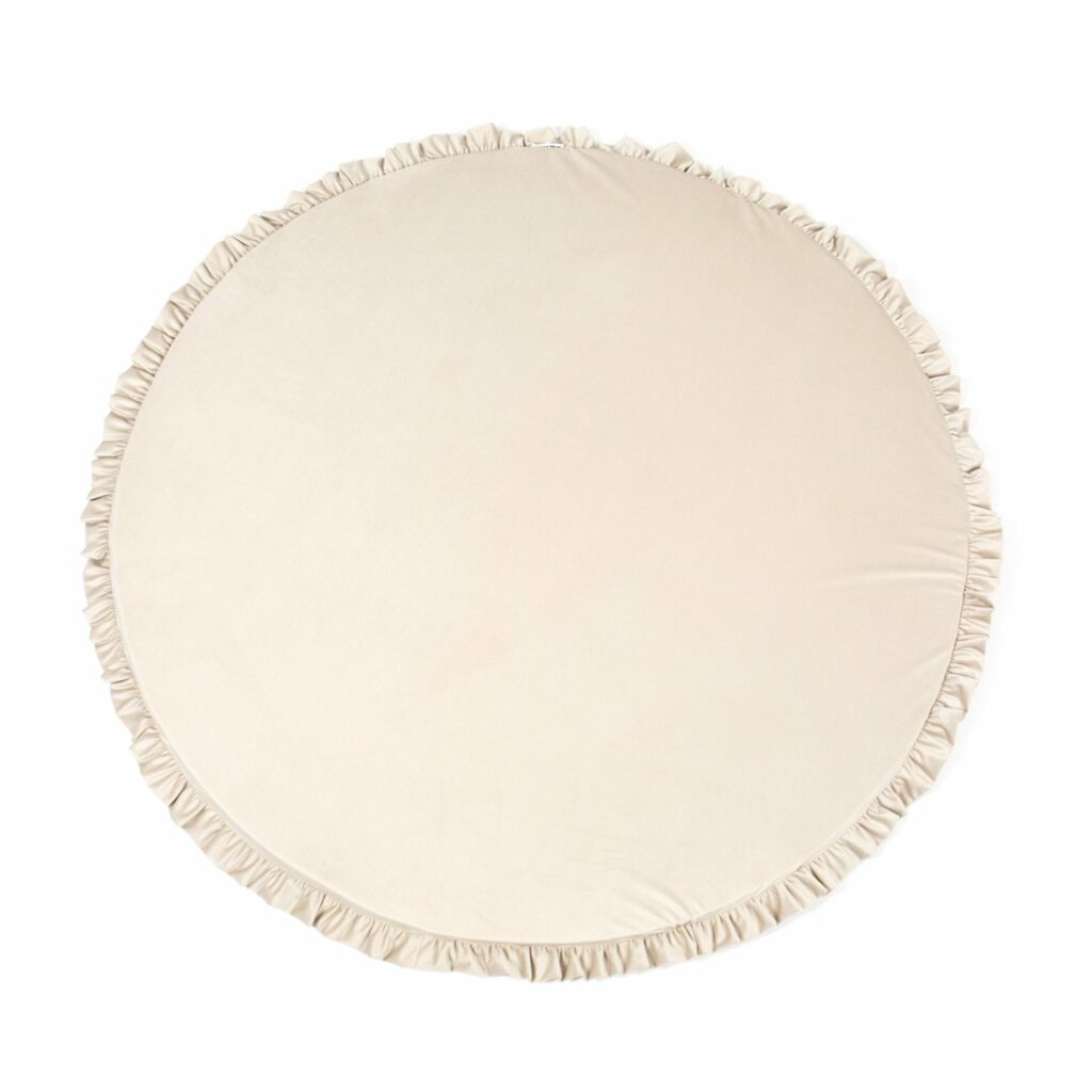 Hrací podložka velvet s volánem Ø130 cm