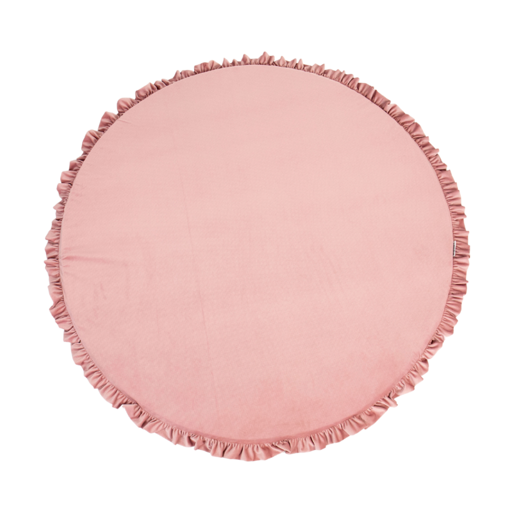 Hrací podložka velvet s volánem Ø130 cm