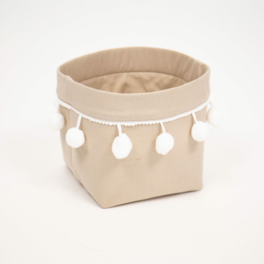 Set 2 bavlněných košíků s kuličkami (XS, S)