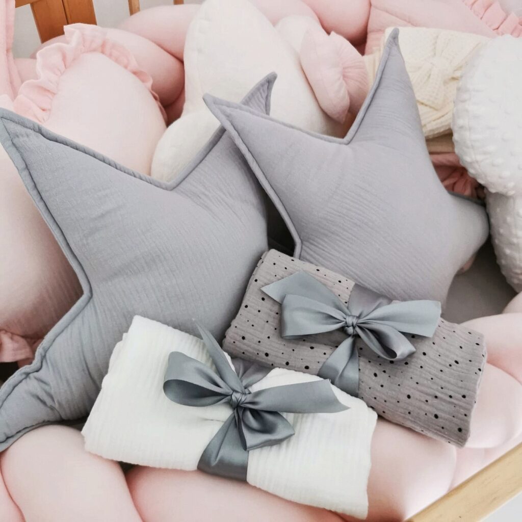 Polštář Hvězda mušelín