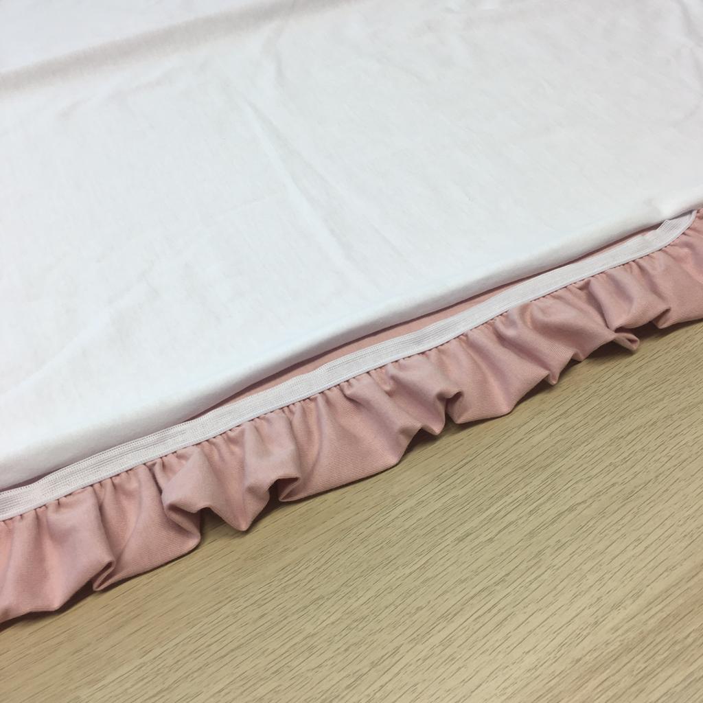 Bavlněný povlak s volánem na peřinku 80 × 80 cm Bavlněný povlak s volánem na peřinku 80 × 80 cm