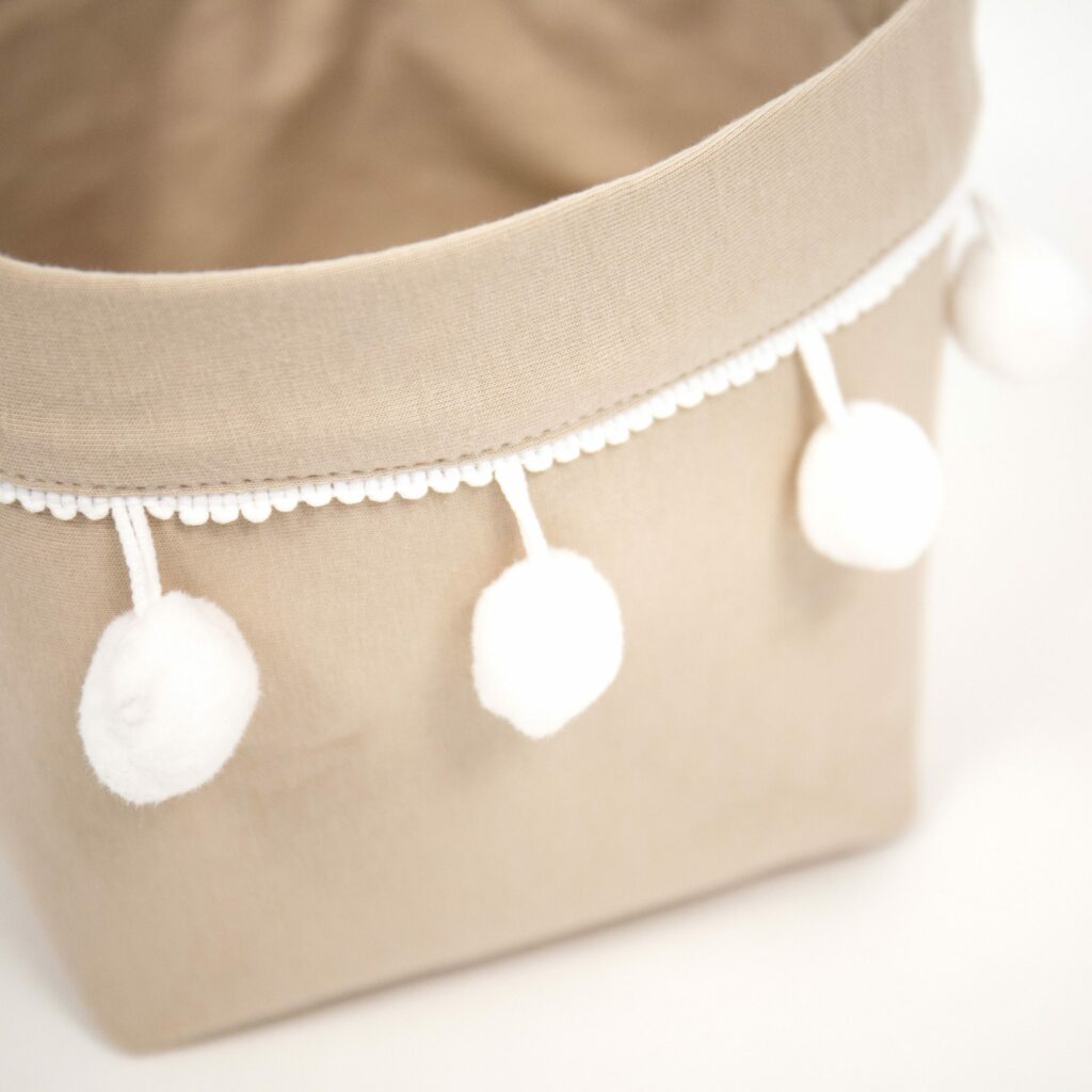 Set 2 bavlněných košíků s kuličkami (XS, S)