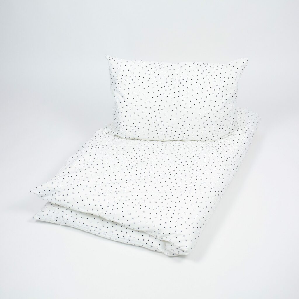 Set bavlněného povlečení – polštář 65 × 45 cm a přikrývka 100 × 135 cm