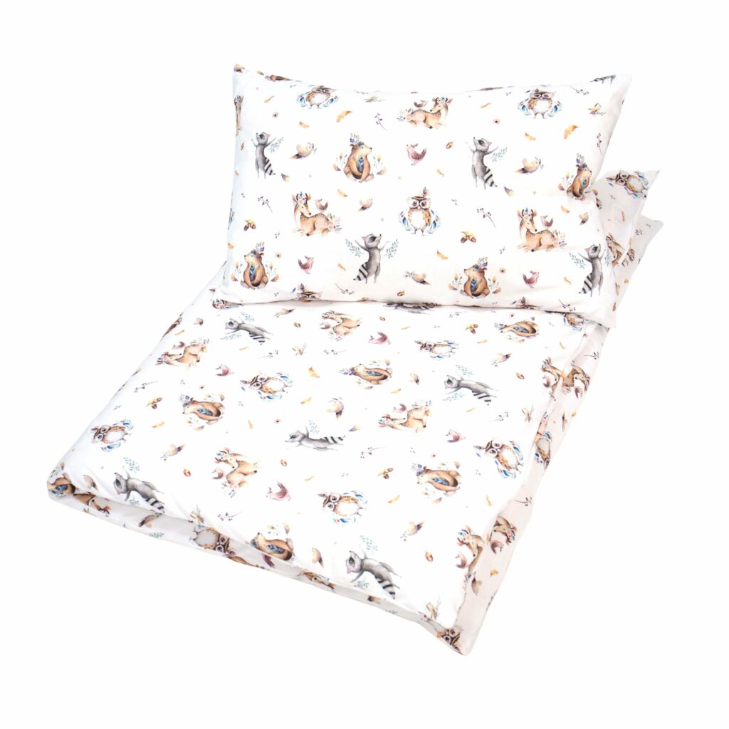 Set bavlněného povlečení – polštář 65 × 45 cm a přikrývka 100 × 135 cm