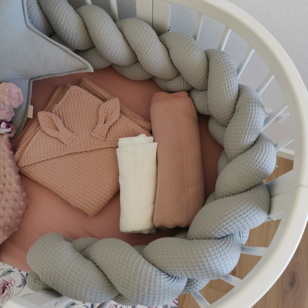 Pletenec vafle – různé barvy