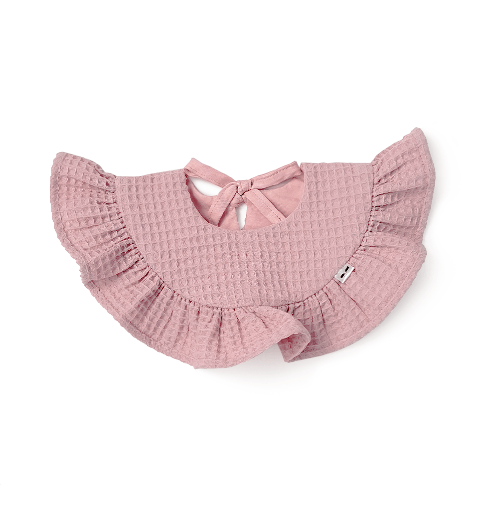 Dětský vafle bryndák s volánem