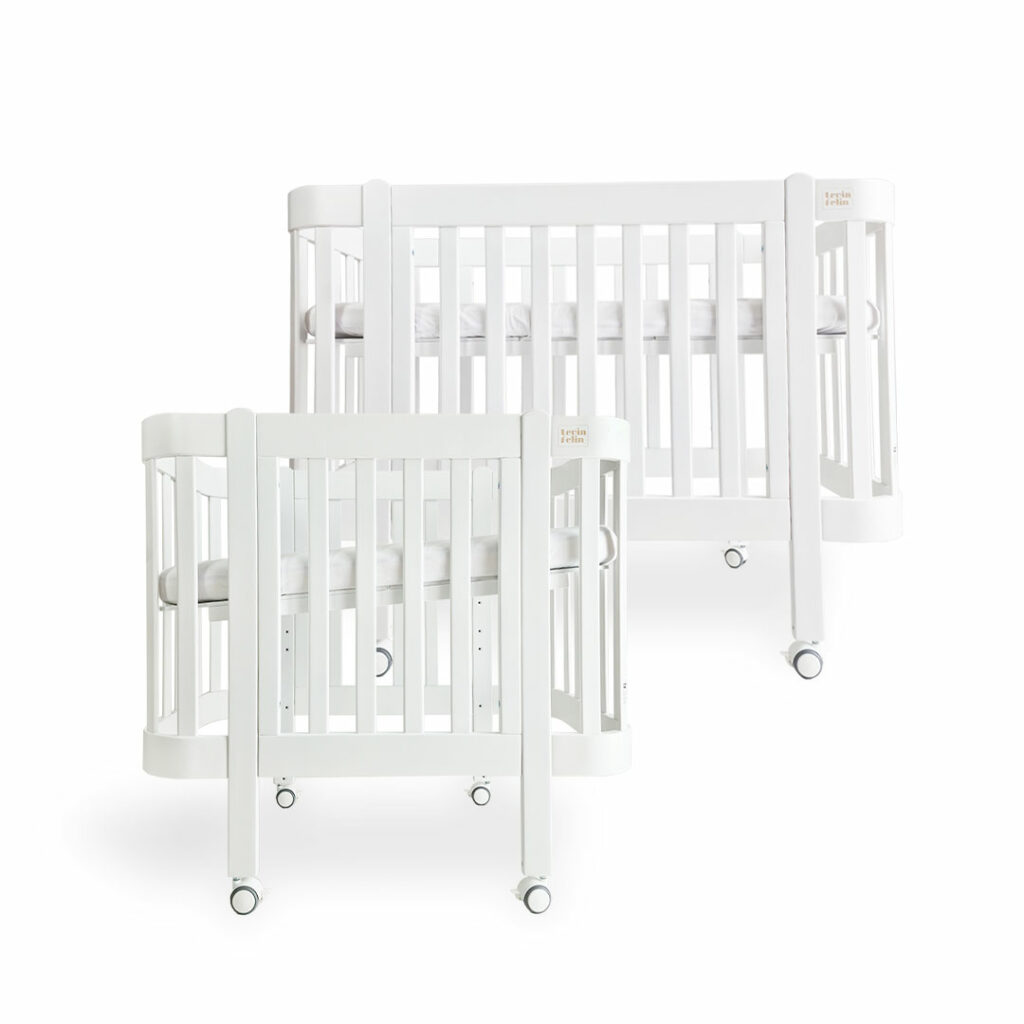 Dětská antirefluxní rostoucí postýlka Nika Duo – bílá