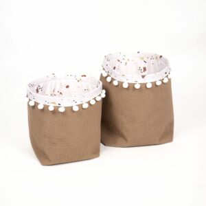 Set 2 vafle košíků s kuličkami (M, L)