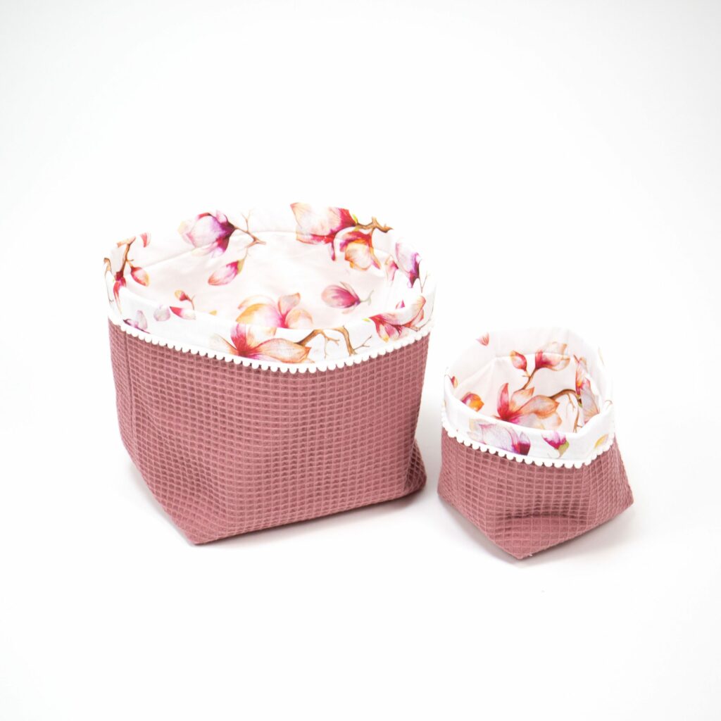 Set 2 vafle košíků s minikuličkami (XS, S)