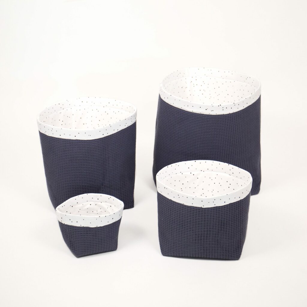 Set 4 vafle košíků (XS, S, M, L)