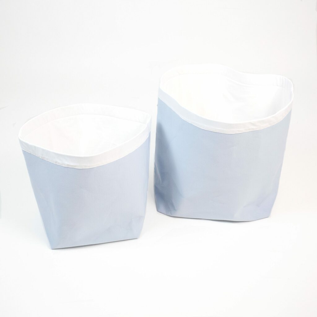 Set 2 bavlněných košíků (M, L)