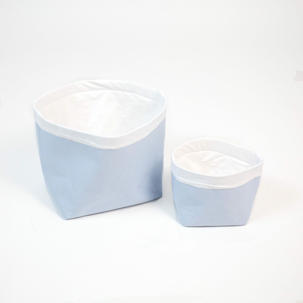 Set 2 bavlněných košíků (XS, S)