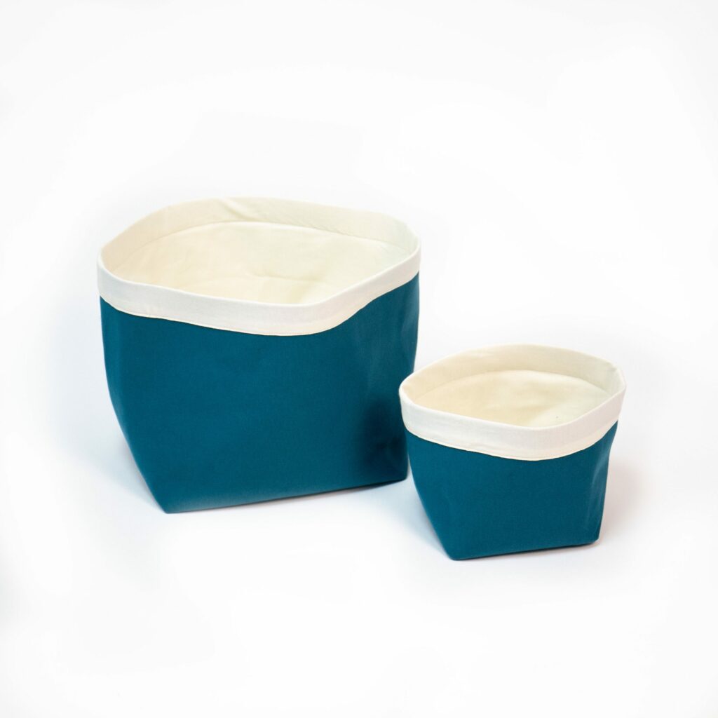 Set 2 bavlněných košíků (XS, S)