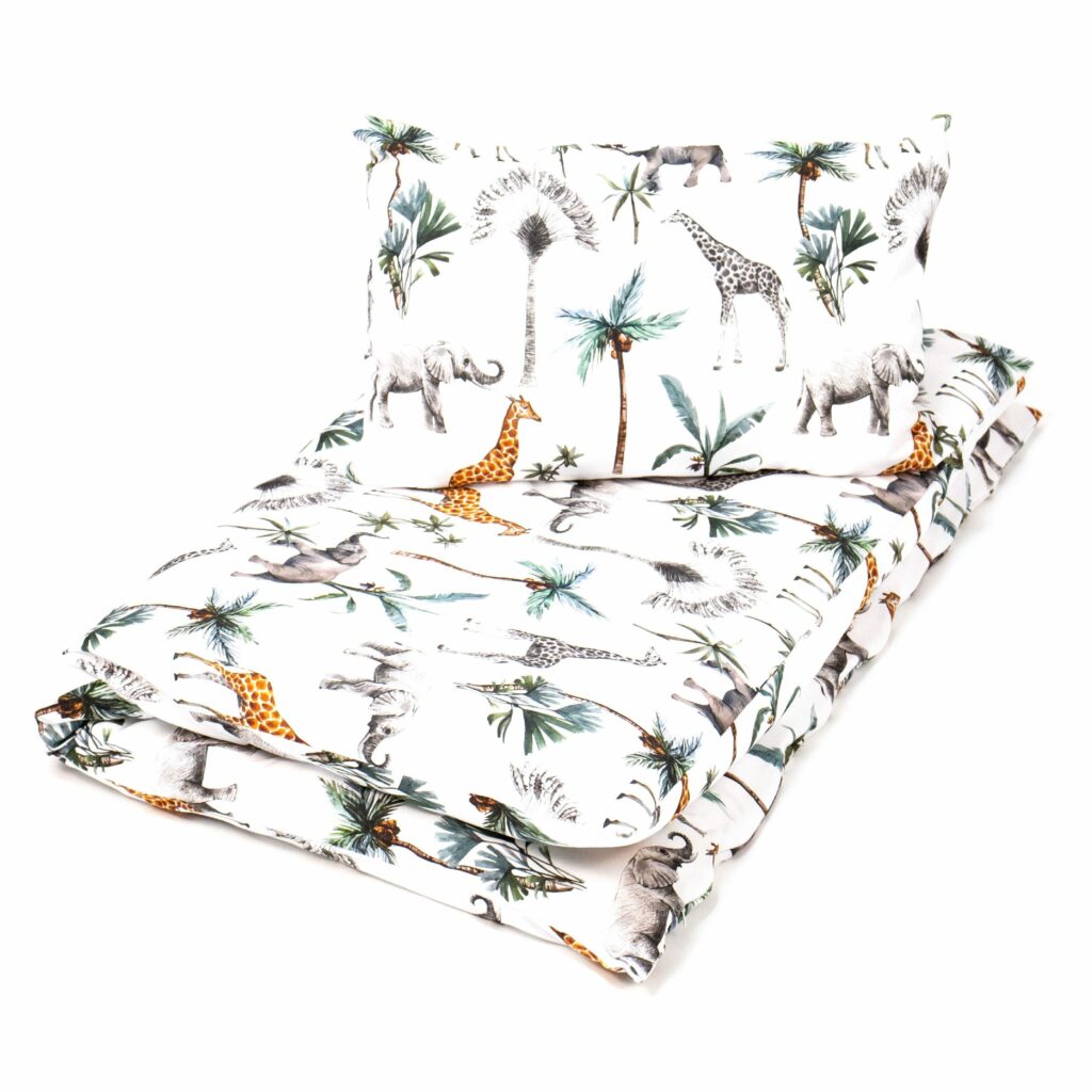 Set bavlněného povlečení – polštář 65 × 45 cm a přikrývka 100 × 135 cm