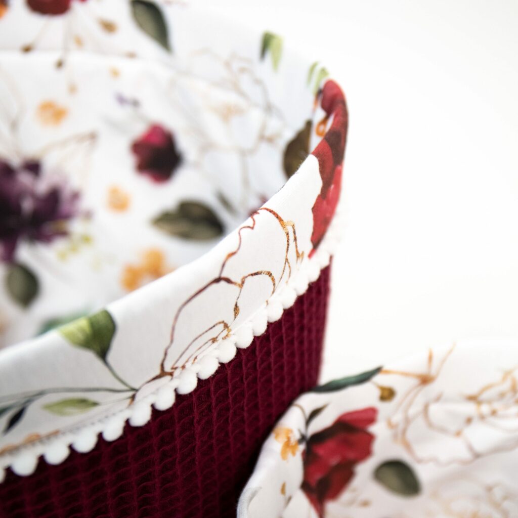 Set 2 vafle košíků s minikuličkami (XS, S)