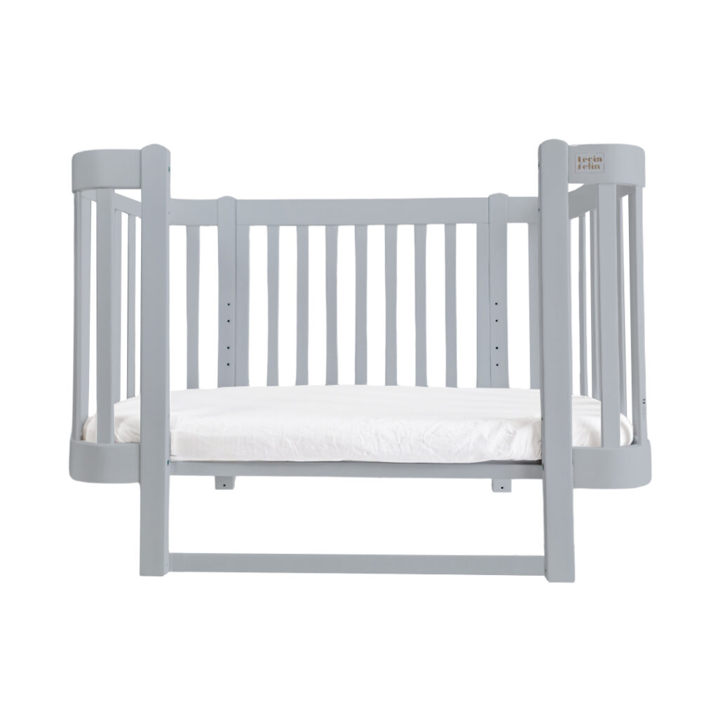 Dětská antirefluxní rostoucí postýlka Nika Duo – šedá Dětská antirefluxní rostoucí postýlka Nika Duo – šedá