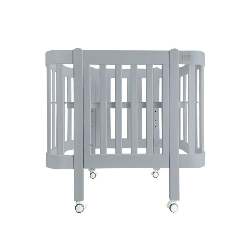 Dětská antirefluxní rostoucí postýlka Nika Duo – šedá Dětská antirefluxní rostoucí postýlka Nika Duo – šedá